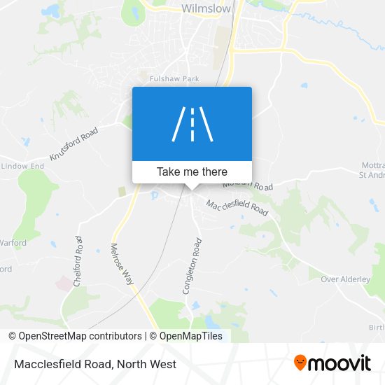 Macclesfield Road map