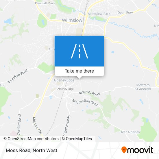 Moss Road map