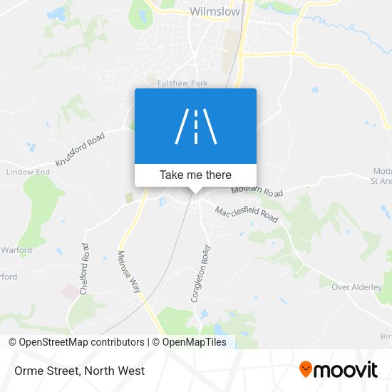 Orme Street map