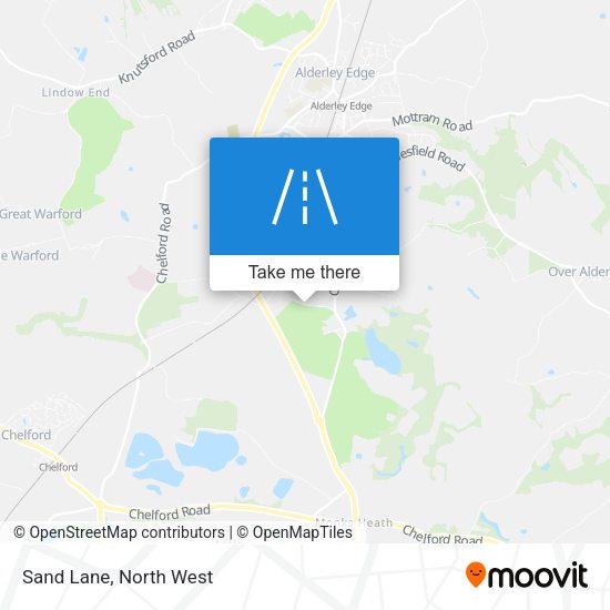 Sand Lane map
