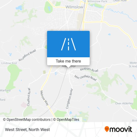 West Street map