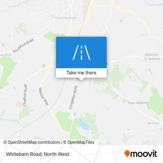 Whitebarn Road map