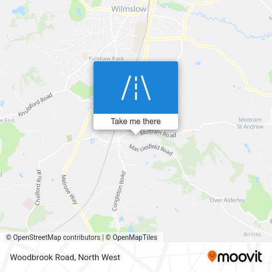 Woodbrook Road map