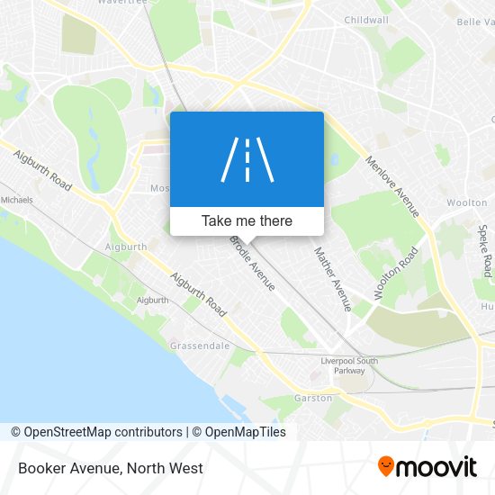 Booker Avenue map