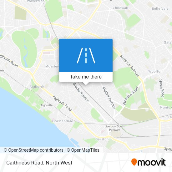 Caithness Road map
