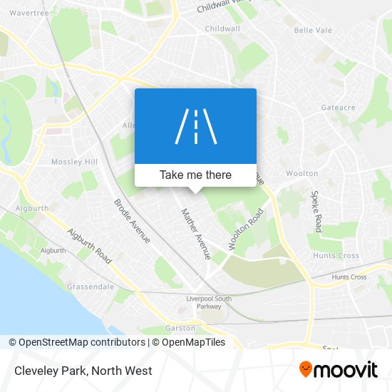 Cleveley Park map