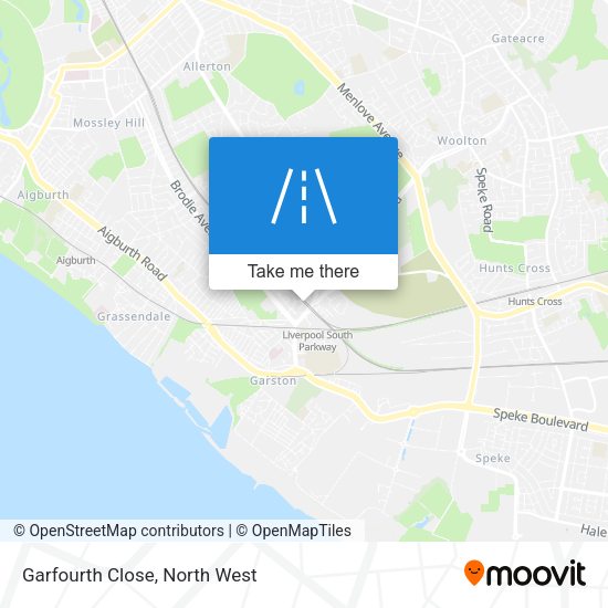 Garfourth Close map