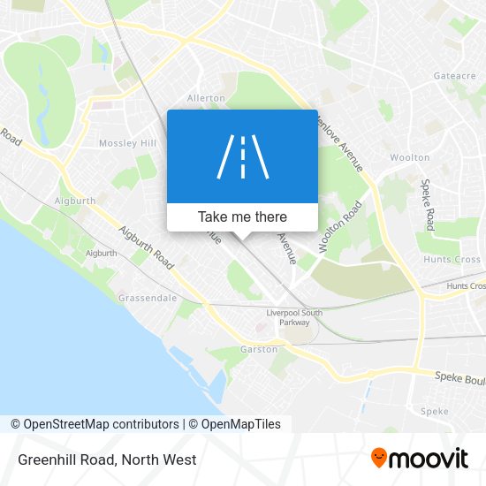 Greenhill Road map