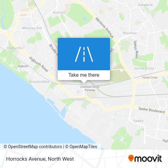 Horrocks Avenue map