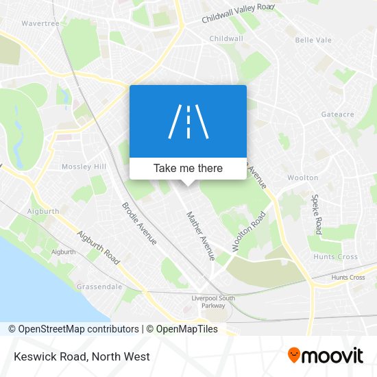 Keswick Road map