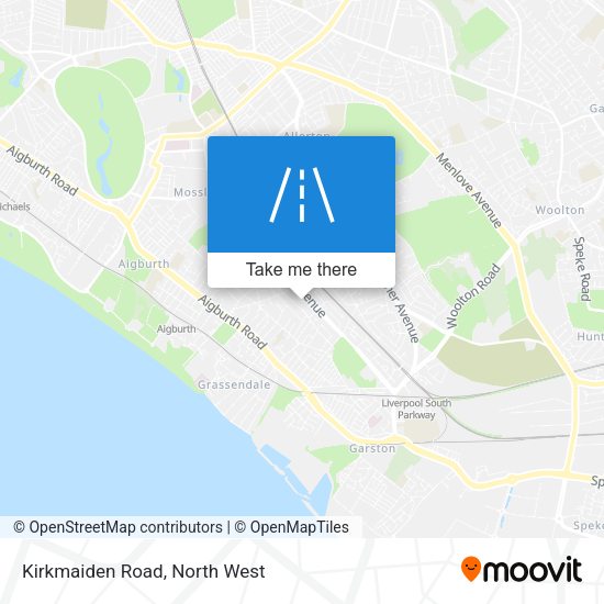 Kirkmaiden Road map
