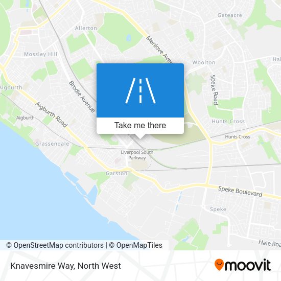 Knavesmire Way map