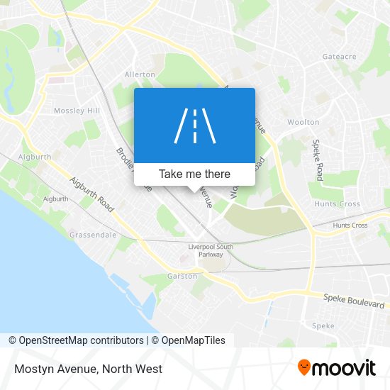 Mostyn Avenue map