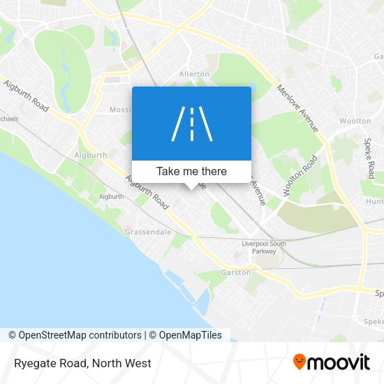 Ryegate Road map