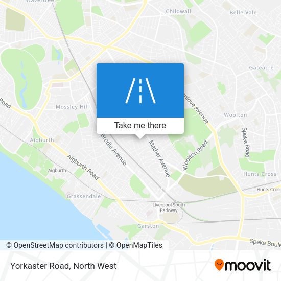 Yorkaster Road map