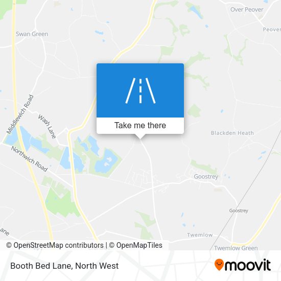 Booth Bed Lane map