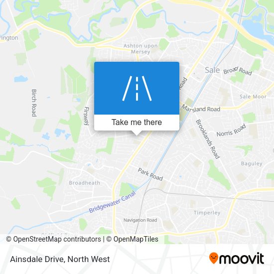 Ainsdale Drive map