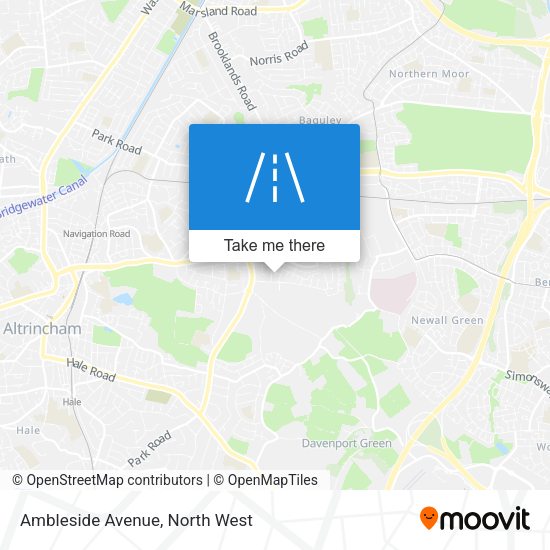Ambleside Avenue map
