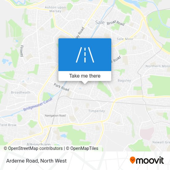Arderne Road map