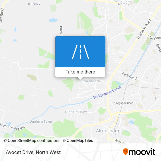 Avocet Drive map