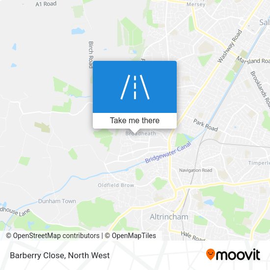 Barberry Close map