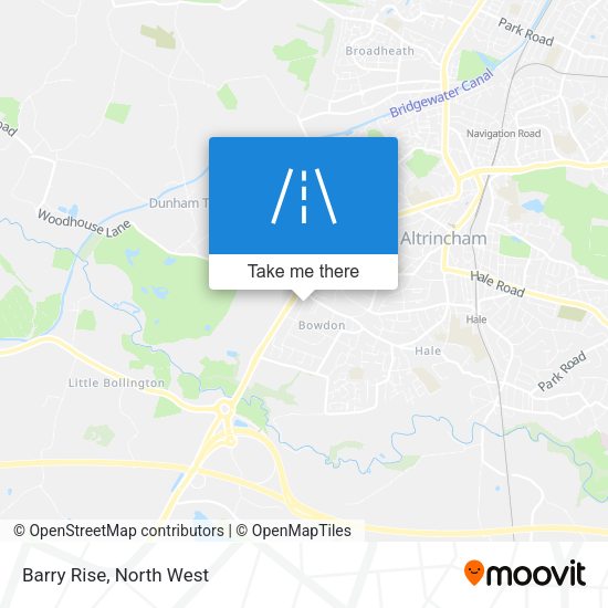 Barry Rise map