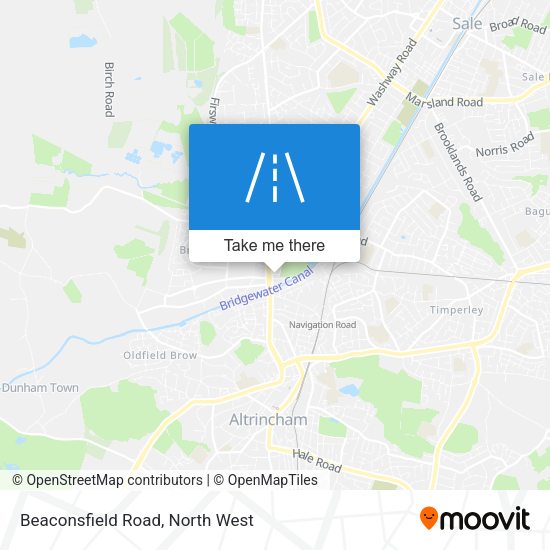 Beaconsfield Road map