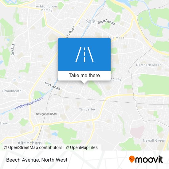 Beech Avenue map