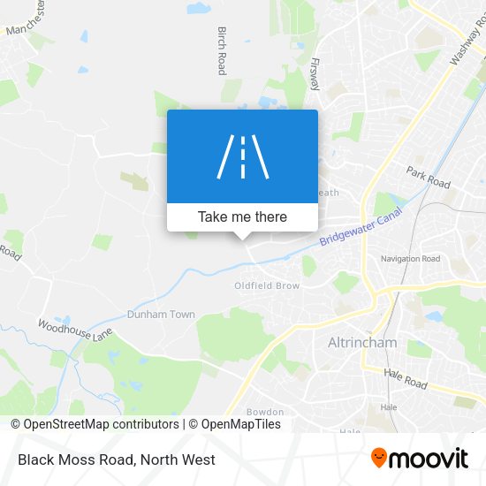 Black Moss Road map