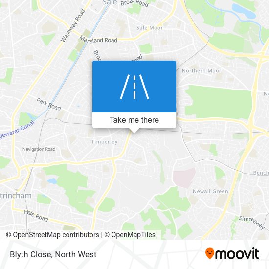 Blyth Close map
