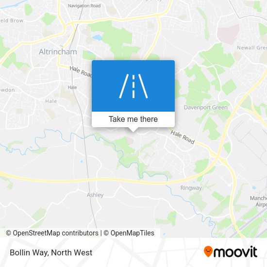 Bollin Way map