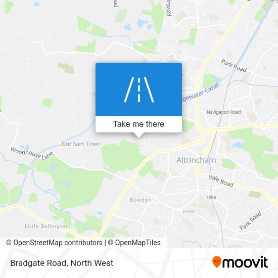 Bradgate Road map