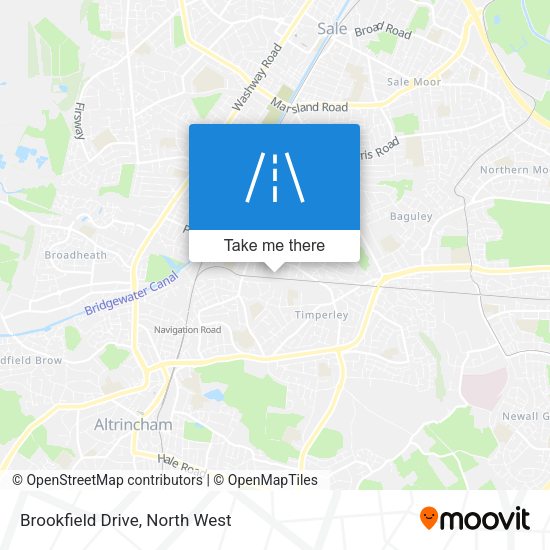 Brookfield Drive map