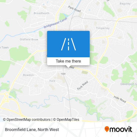 Broomfield Lane map