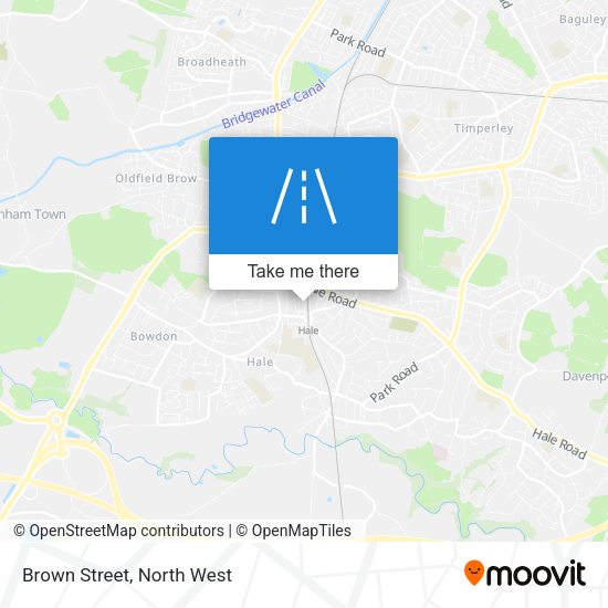 Brown Street map
