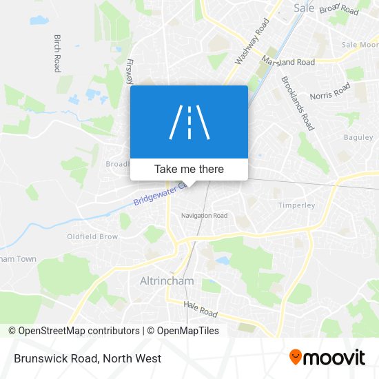 Brunswick Road map