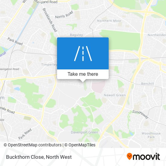 Buckthorn Close map