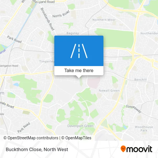 Buckthorn Close map