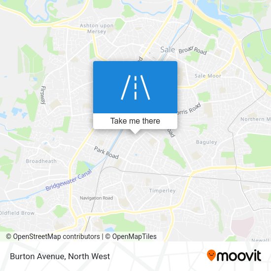 Burton Avenue map