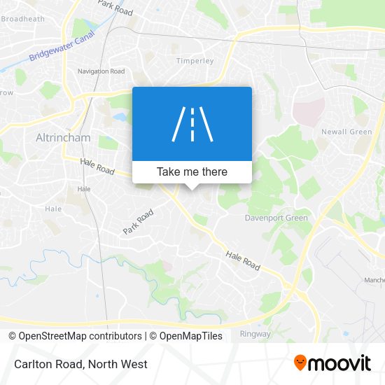 Carlton Road map