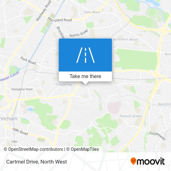 Cartmel Drive map