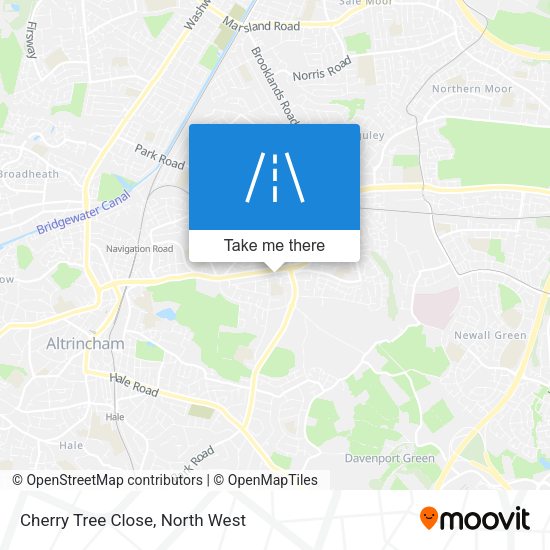 Cherry Tree Close map