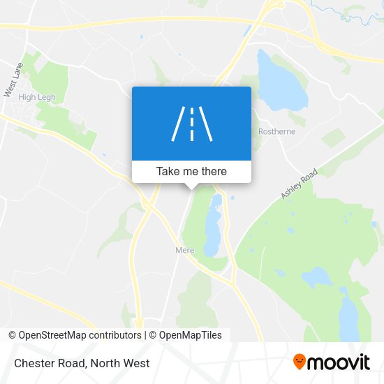 Chester Road map