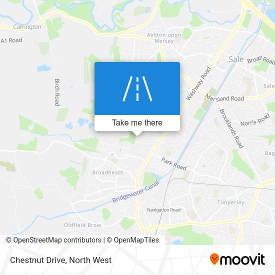 Chestnut Drive map