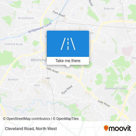 Cleveland Road map