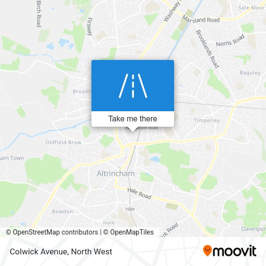 Colwick Avenue map