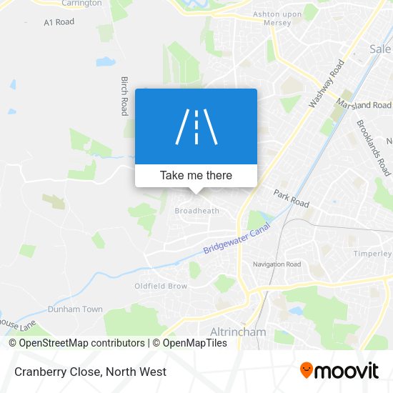 Cranberry Close map