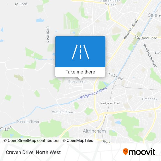 Craven Drive map