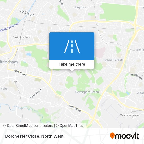 Dorchester Close map