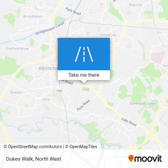 Dukes Walk map